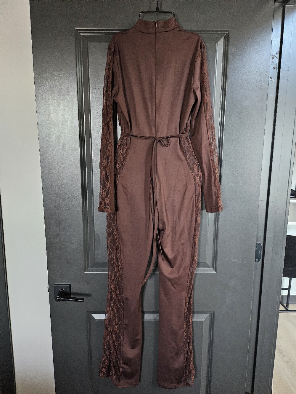 Brown Jumpsuit - Picture 9 of 9